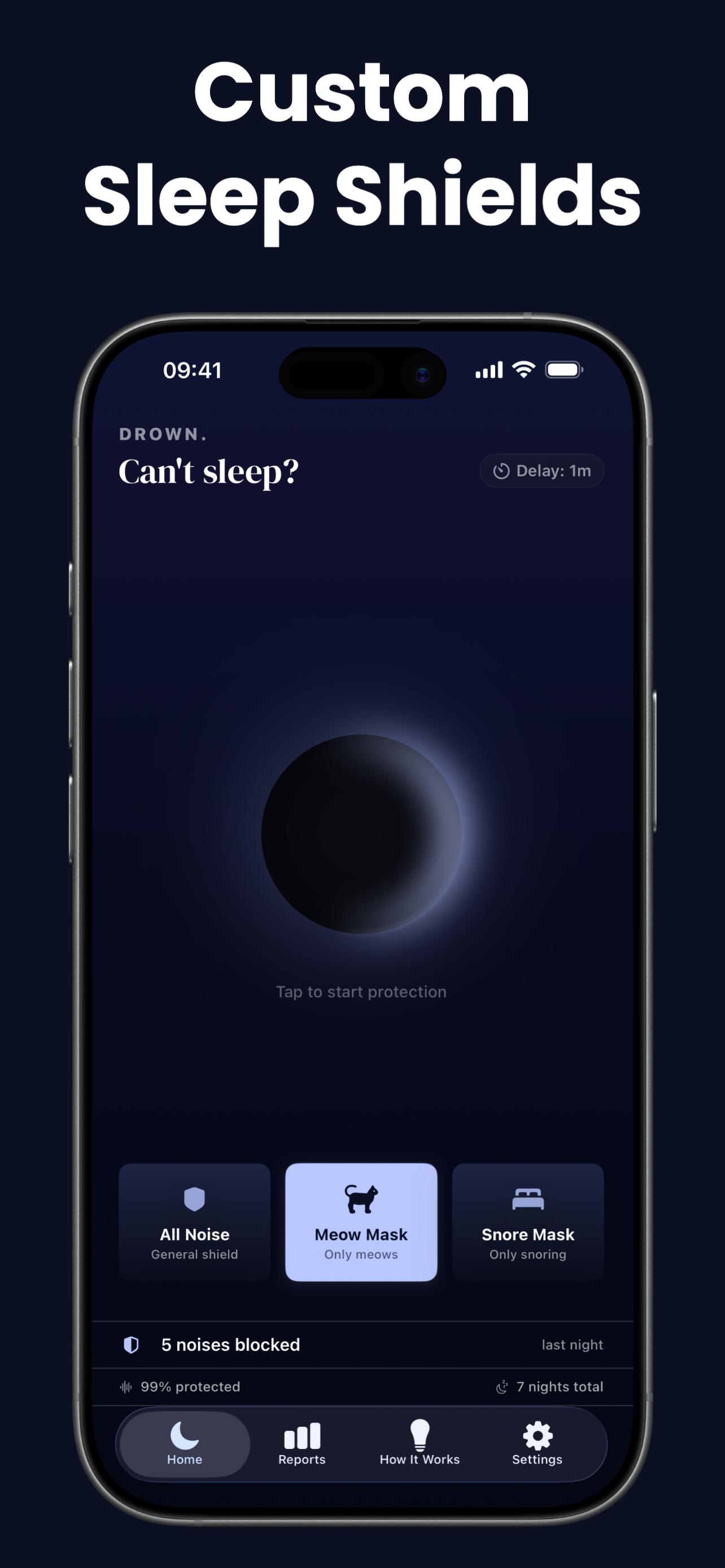 Drown Home Screen